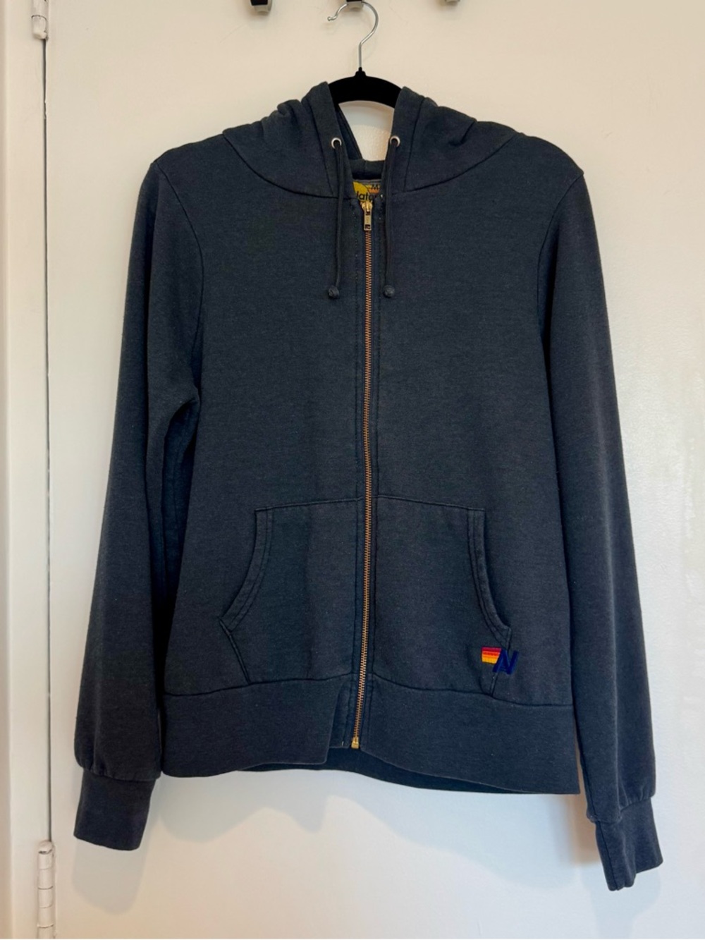 Aviator Nation gray/navy hoodie